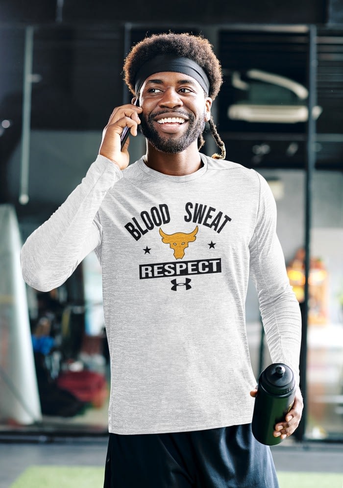 Download Under Armour Project Rock SVG Cut File - Blood, Sweat, Respect