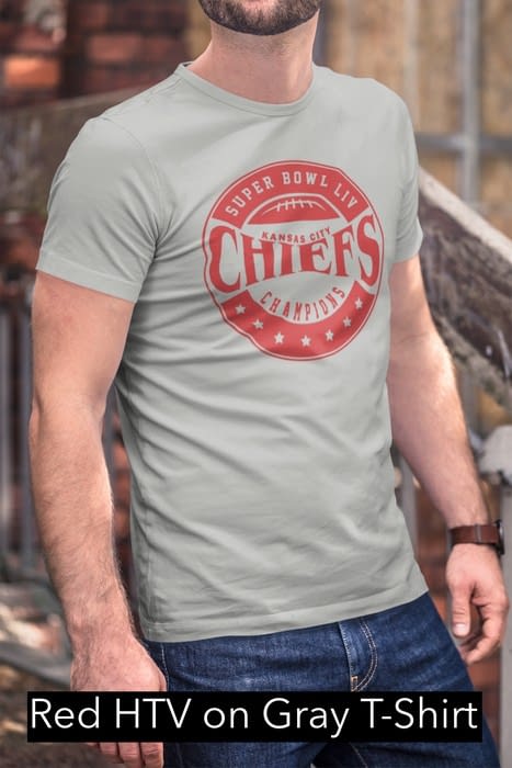 KC Chiefs Shirt Design - SVG Graphic & Cut File for Cricut or Silhouette